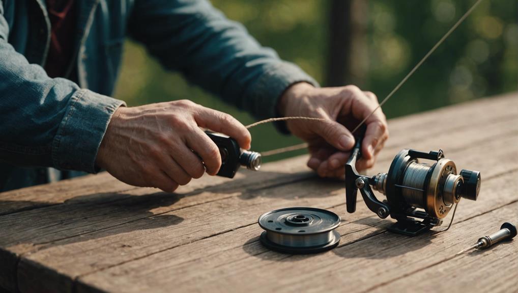 Attaching the Line to the Reel with the Correct Knot