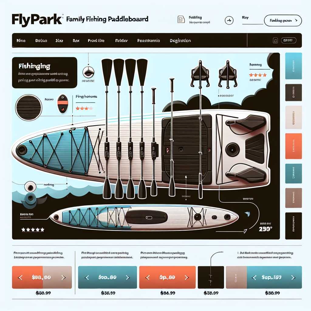 FlyPark Inflatable Stand-Up Paddleboard